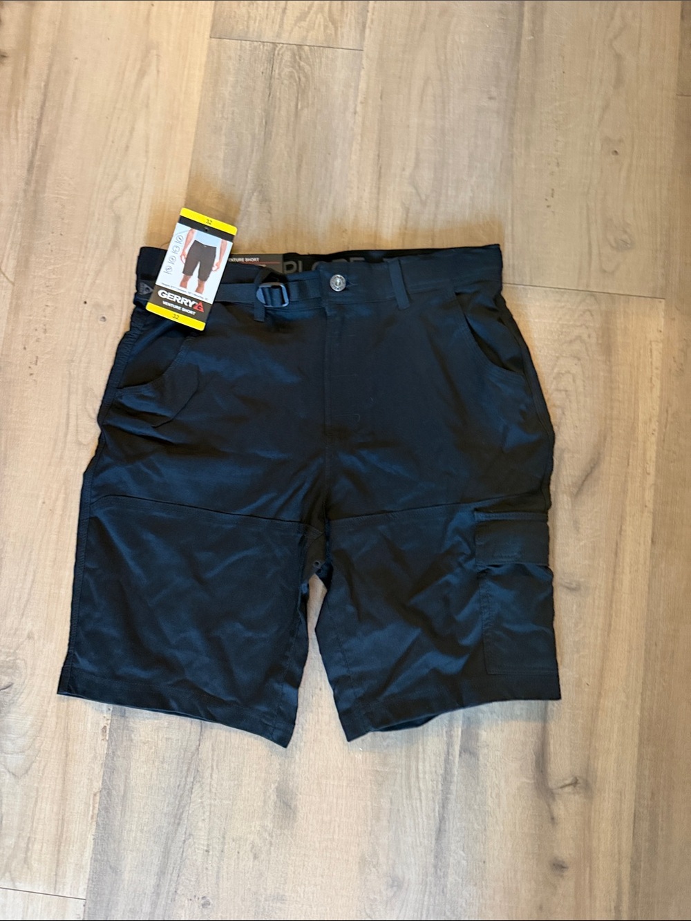 Gerry Weber Men's Black Cargo Utility Shorts